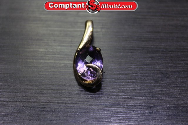 Breloque avec améthyste