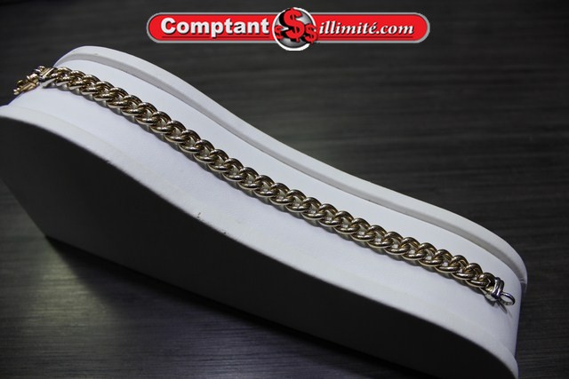 Bracelet avec grosses mailles