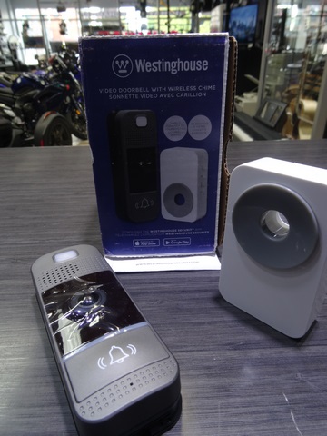 Sonnette video en charbon avec carillon sans fil