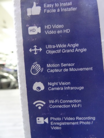 Sonnette video en charbon avec carillon sans fil - Image 3