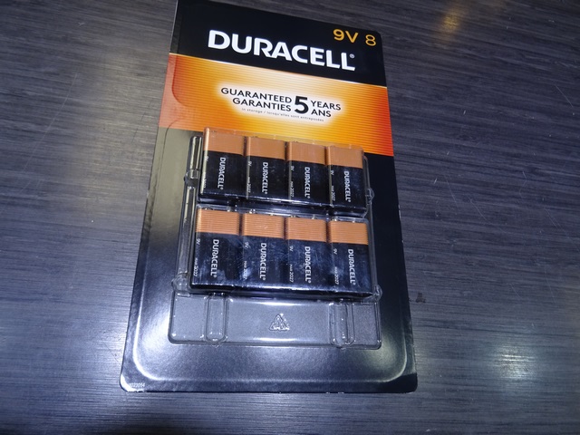 paquet de 8 batterie 9 volt