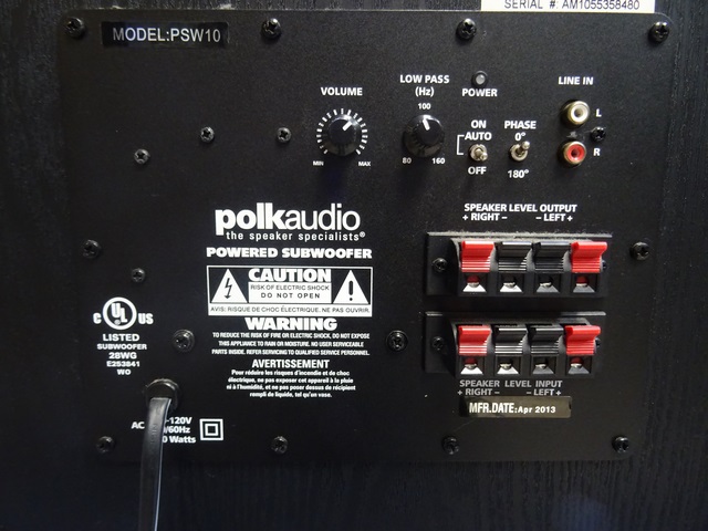 (100 Watts) Caisson de basses (Subwoofer) Actif - Image 3