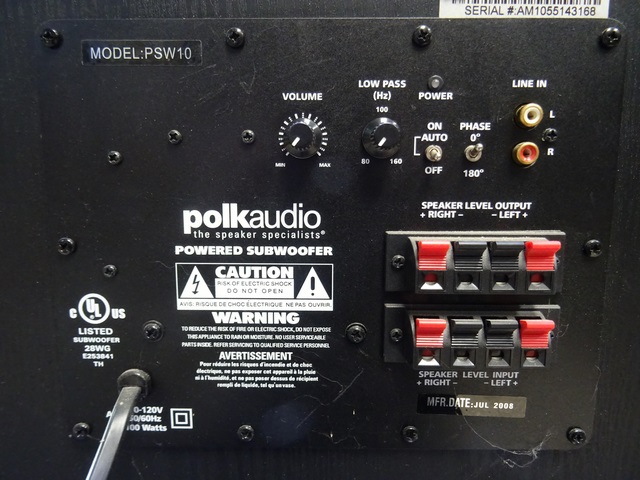 (100 Watts) Subwoofer Actif - Image 3