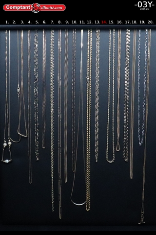 vaste sélection de chaine 03Y