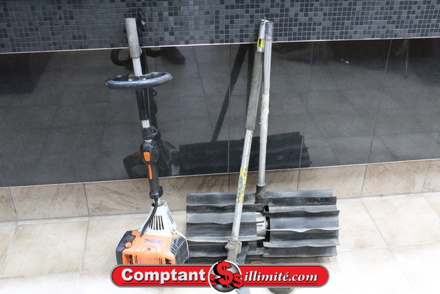 MOTEUR + BALAIS + LAME + COUPE HERBE