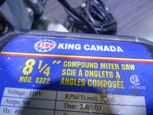 Scie a Onglets 8-1/4 (incomplet) - Image 3