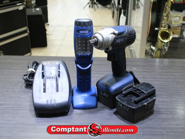 clée a choc ( Impact) + lumiere 14.4 volt batterie défectueuse