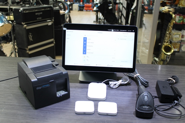 terminal square + 2 lecteur square