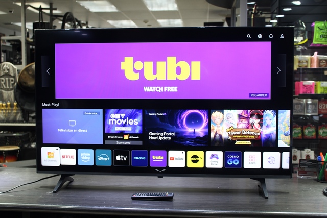 Téléviseur (TV) 50 po 4k intelligente (Smart) (2024) + tc