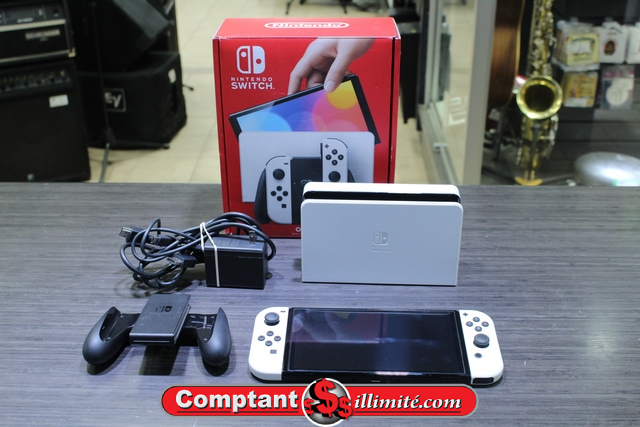 Console Switch Oled Complete + carte sd 256 go