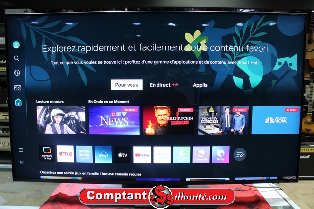 Téléviseur 50 pouce 4K Intelligent (Smart) Neo QLED+ tc