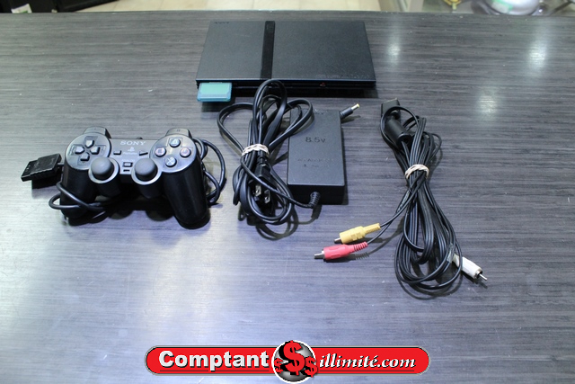 Console PS2 slim + acc + carte memoire