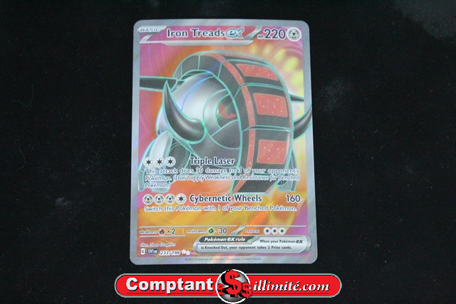 Carte Pokemon Iron Treads Ex 233/198