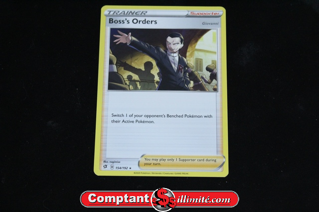 Carte Pokemon Boss s Orders