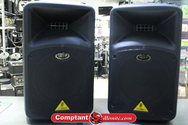 (1200 Watts chaque) Paire de hHaut Parleur Amplifier
