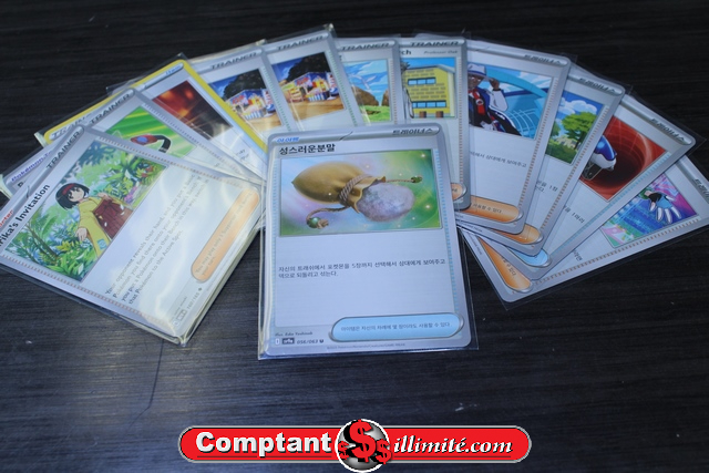Lot (Supporter) cartes Pokemon (13) Moitiee Coreen