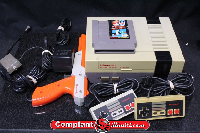 Console NES + 2 Manettes + Zapper + Mario Bros Duck Hunt Nintendo nes-001