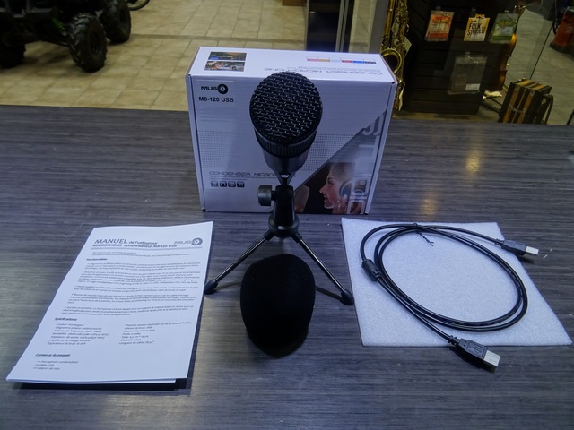 Microphone Condensateur USB usb music 8 m8 120usb
