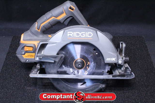 Scie Circulaire + batterie 4.0 Amp Rigid r8652