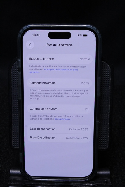 iphone 16 noir 128g mydq2vc/a - Image 3
